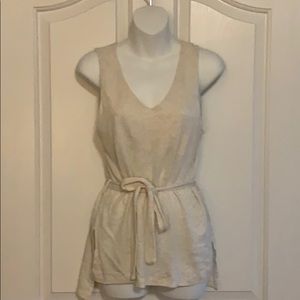 Ribbed tank with tie